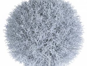 OEM Θάμνος πυξάρι σε σχήμα μπάλας 53cm με τεχνητά φύλλα 185018